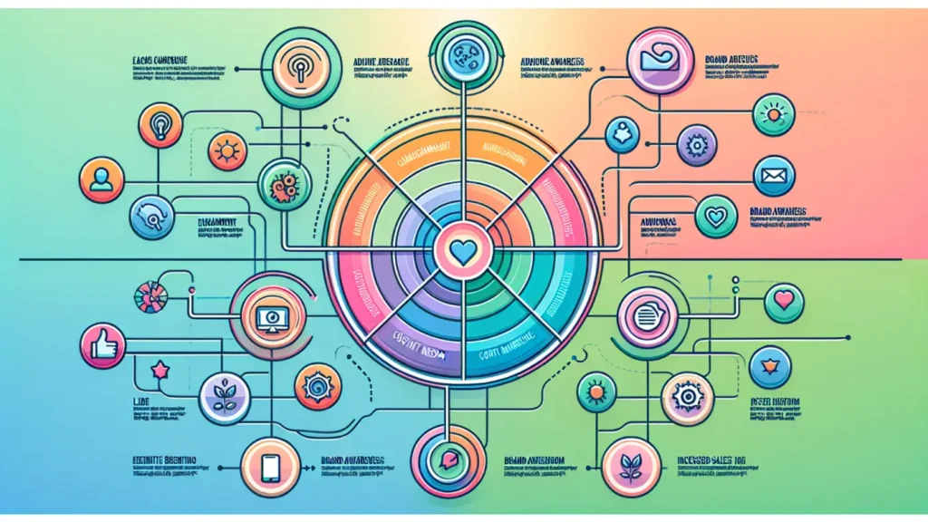 Unlock Sales: Content Marketing on Social Media 1 Infographic on social media benefits in content marketing, with icons for engagement, reach, brand, and sales.2024-04-24T03:33:01.038Z