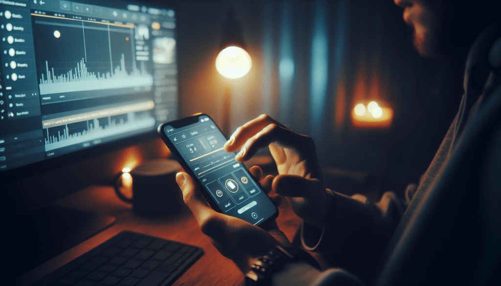 Create videos easily with free AI tools 1 Over-the-shoulder view of hands using a smartphone with AI video editing app indoors.2024-06-20T03:32:42.739Z