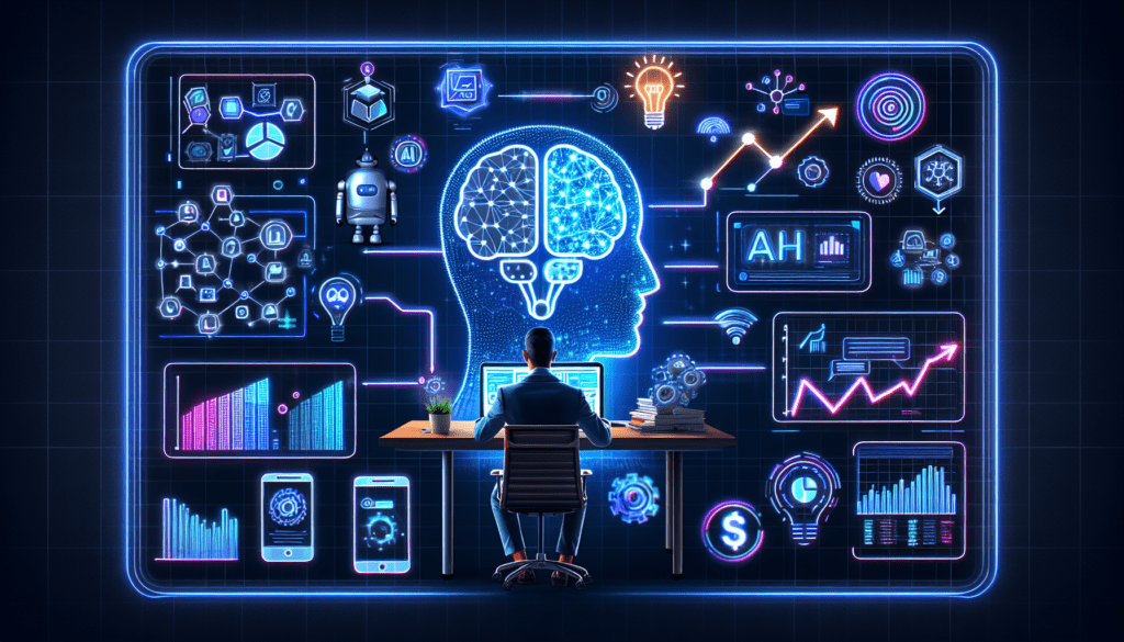 Unlocking AI in Advertising for Smart Marketing Success 1 Alt text: "Innovative AI in advertising concept featuring a digital marketing strategy board, showcasing solopreneur-focused analytics and creative solutions for smart marketing success."2024-08-16T03:32:06.870Z