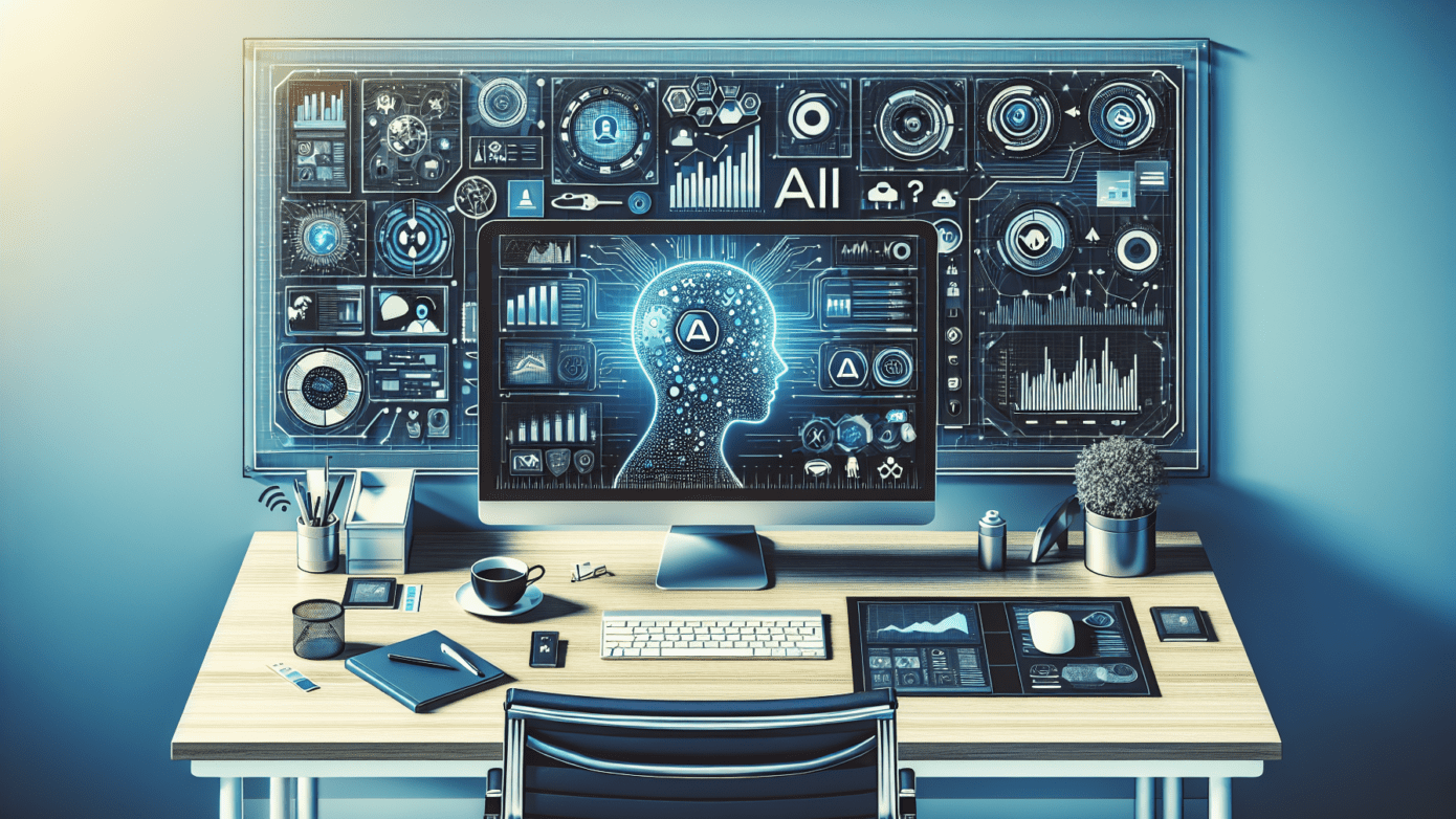 Smart AI Tools for Digital Marketing You Can Use Today 1 Alt Text: "Solopreneur using AI tools for digital marketing on a laptop, showcasing smart technology trends for effective online strategies."2024-09-09T03:32:15.263Z