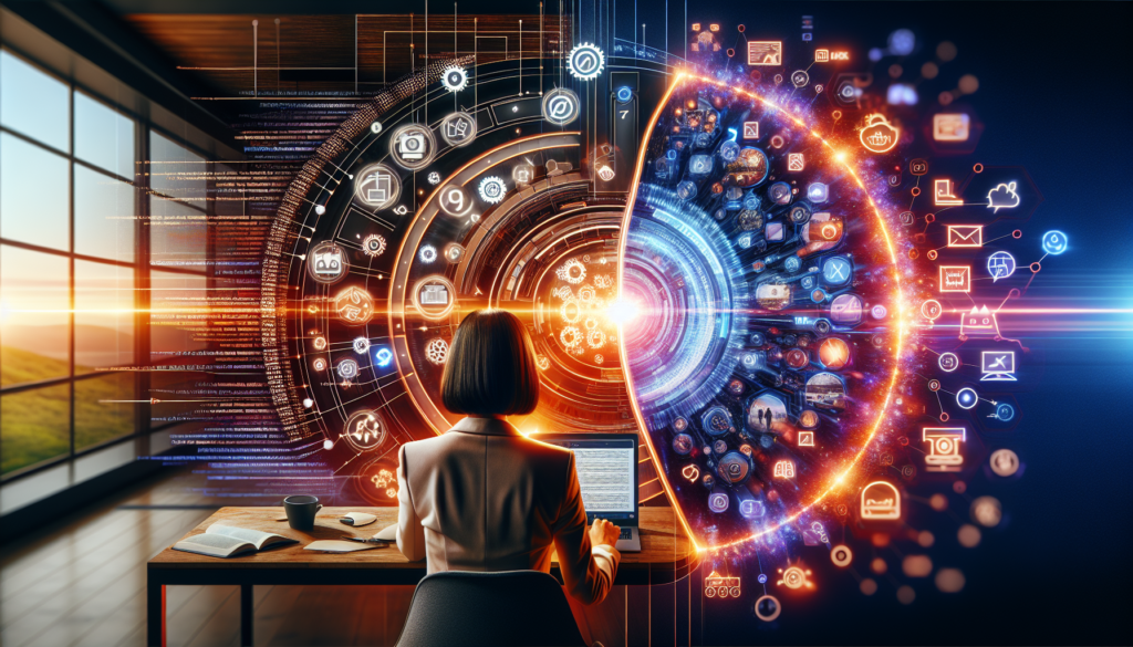 Transform Your Marketing with Text to Video AI Tools 1 Alt text: "A solopreneur using Text to Video AI tools on a laptop, showcasing the transformation of marketing strategies in the digital age."2024-09-09T11:22:12.995Z