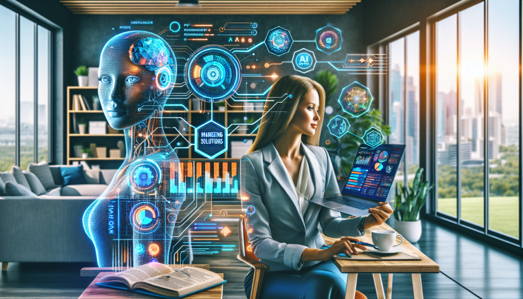 Top AI Marketing Solutions for Solopreneurs' Success 1 Alt text: "A solopreneur analyzing AI marketing solutions on a laptop, highlighting innovative tools for business success."2024-09-09T11:40:49.043Z