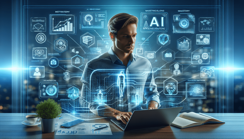 Top AI Marketing Solutions for Solopreneurs Success 1 Alt text: "A solopreneur analyzing AI marketing solutions on a laptop, showcasing tools for automation, analytics, and customer engagement in a modern workspace."2024-09-13T03:32:30.793Z