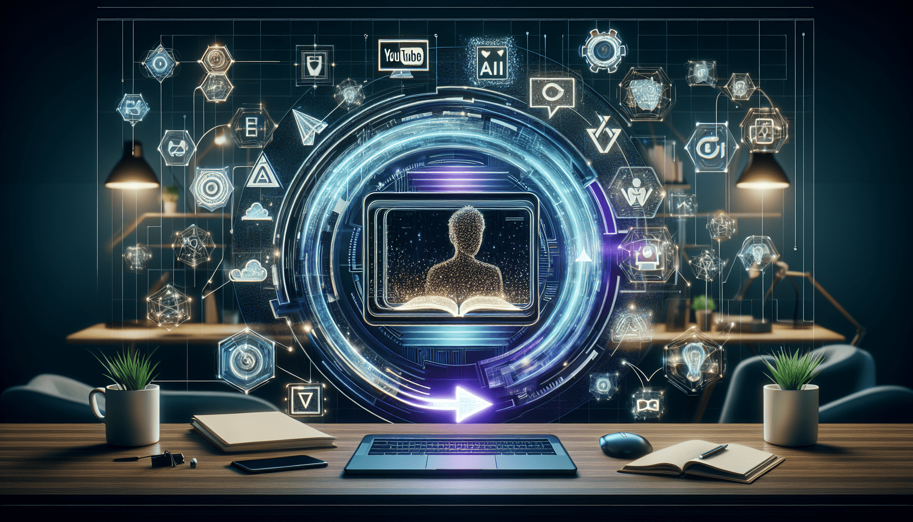 "Solopreneur using text to video AI tool on a laptop for effective marketing strategies."2024-09-19T03:32:40.908Z