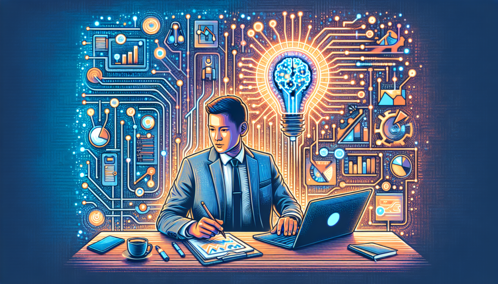 AI Driven Content Marketing Tips for Solopreneurs' Success 1 Alt text: "A solopreneur analyzing AI driven content marketing strategies on a laptop, surrounded by notebooks and digital tools, symbolizing success in online business."2024-10-10T12:32:36.640Z