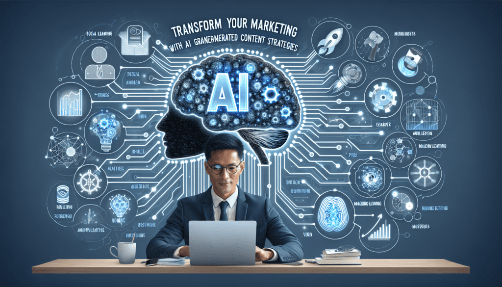 Transform Your Marketing with AI Generated Content Strategies 1 Alt text: "Solopreneur analyzing AI generated content marketing strategies on a laptop, showcasing innovative techniques for transforming marketing efforts."2024-10-10T12:35:31.862Z