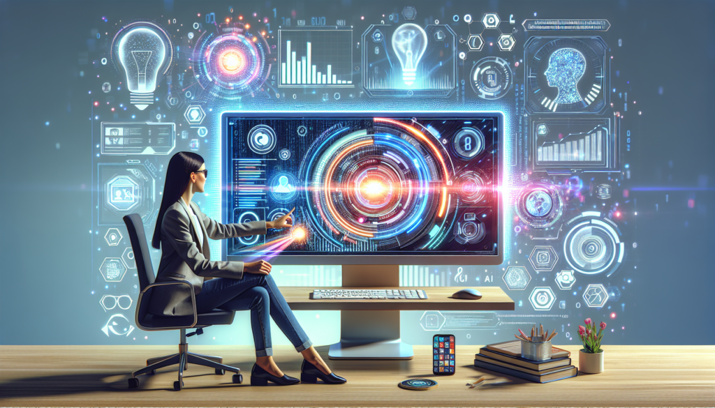 Create Stunning Marketing Videos with Free AI Video Generators 1 Alt text: "A solopreneur using a free AI video generator on a laptop to create engaging marketing videos, illustrating the benefits of AI technology in marketing."2024-10-24T03:32:56.085Z