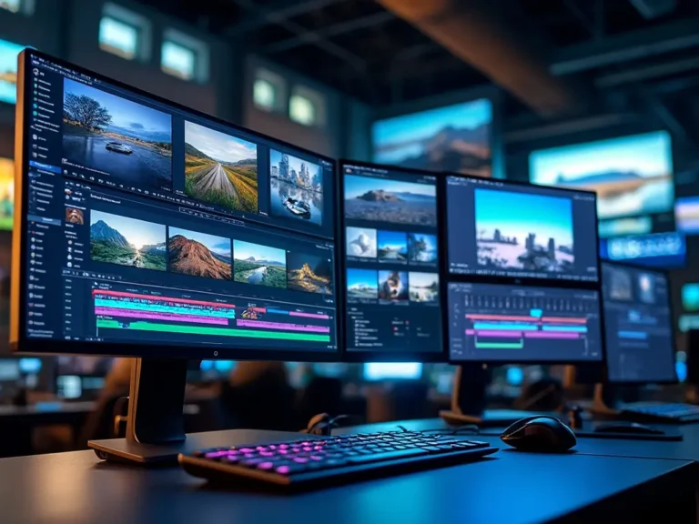 AI Video Production 1 Exploring the benefits of AI video services, from text-to-video AI creation to video enhancement. AI video generation simplifies video production, offering cost-effective, high-quality results.