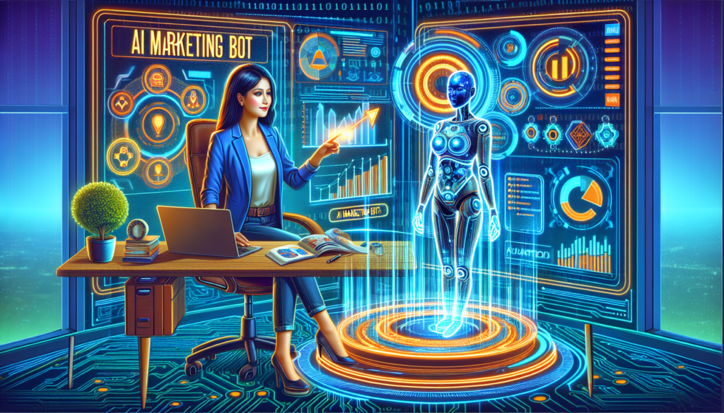 How AI Marketing Bots Enhance Your Business Success 1 Alt text: "An AI marketing bot assisting a solopreneur in analyzing customer data and enhancing business strategies, representing the impact of AI marketing technology on business success."2024-11-08T03:33:47.154Z