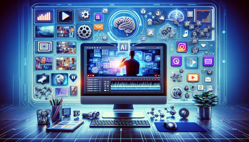 Create Videos Easily with a Free AI Video Generator Guide 1 Alt text: "A solopreneur using a free AI video generator on a laptop, illustrating how to create videos easily for marketing."2024-11-14T03:33:11.292Z