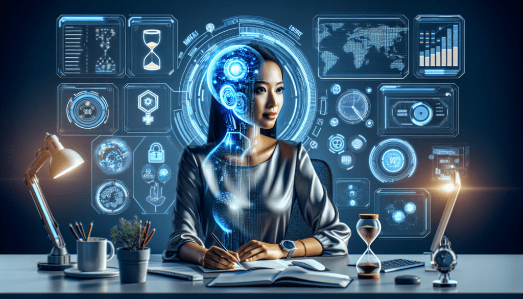 Alt text: "A solopreneur using an AI marketing bot on a laptop, showcasing efficient strategies for leveraging AI in marketing."2024-11-15T03:33:47.756Z