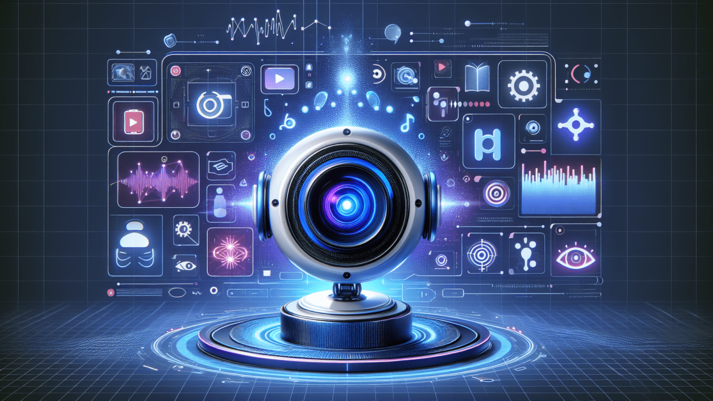 Image of a small business owner using a laptop, exploring OpenAI Sora, an AI video generator, to create promotional content.