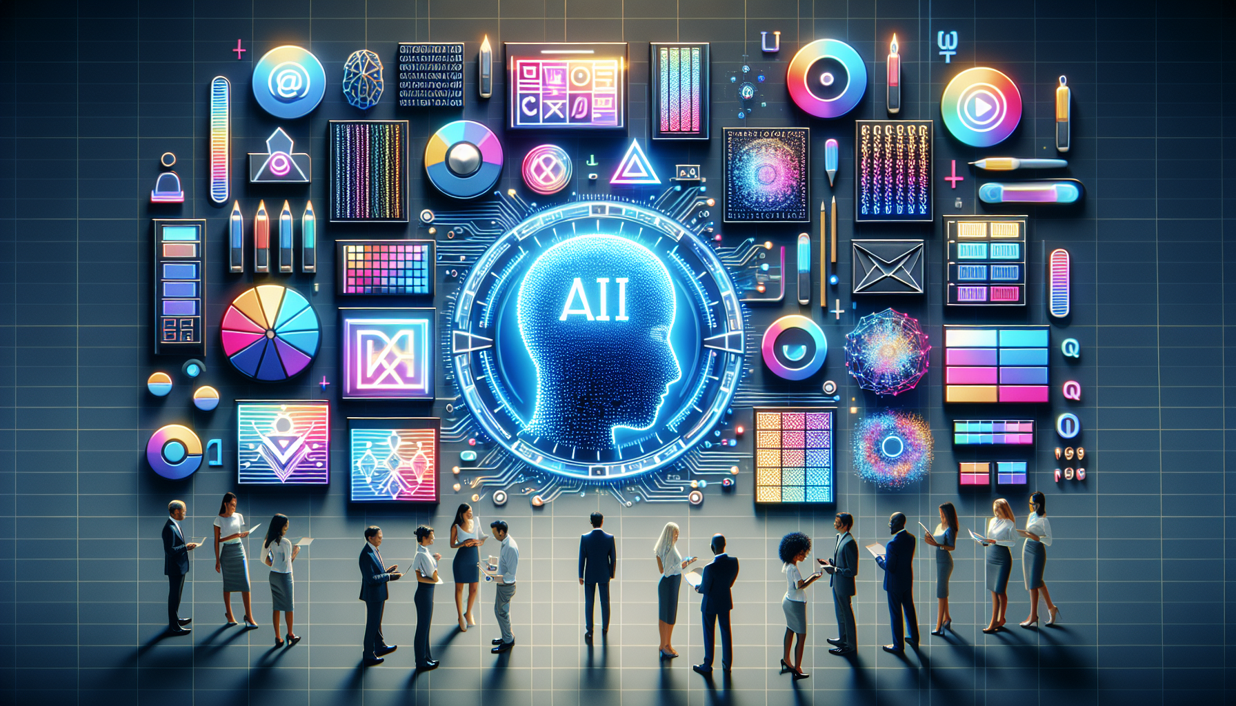 "User designing a logo on ai website for logo design, showcasing tools and best practices for small businesses."