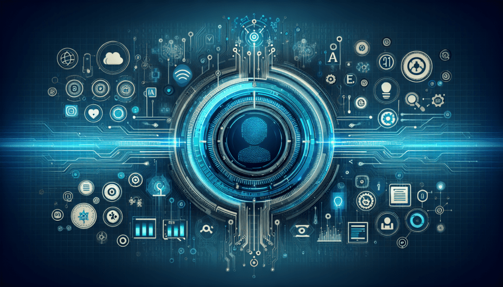 An illustration of ai social media tools streamlining management tasks, featuring charts and a digital interface, ideal for small business owners.