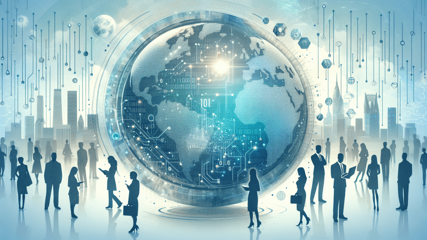 Free AI Writing Tool: ChatDeutsch's Features and Benefits 1 Image showing a laptop displaying ChatDeutsch, an ai writing tool free for small businesses, featuring intuitive interface and benefits.