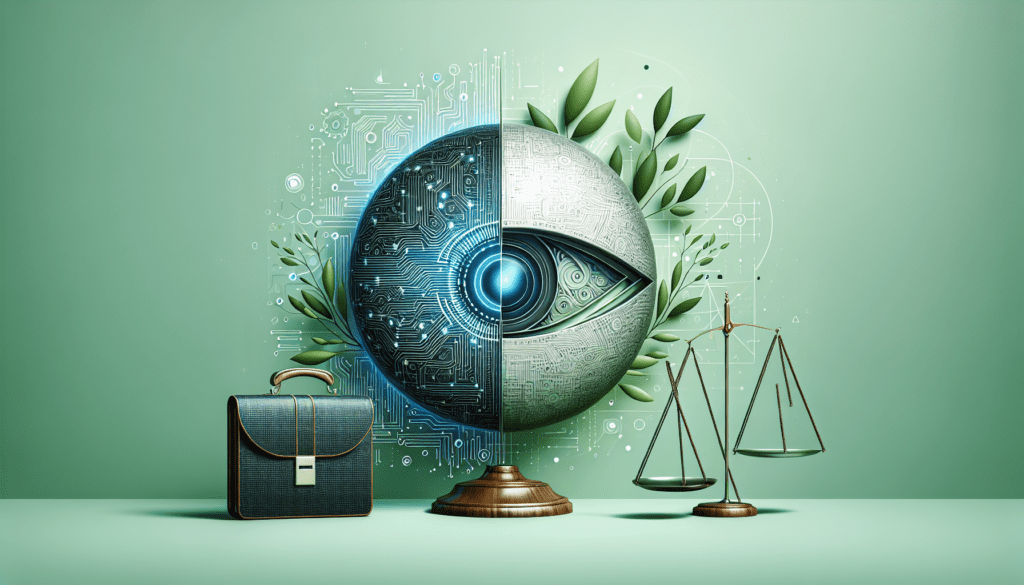 Ethical Brand Logo AI: Navigating Data and Trust Issues 1 AI-generated brand logo concept with data elements, symbolizing trust and ethical design practices.