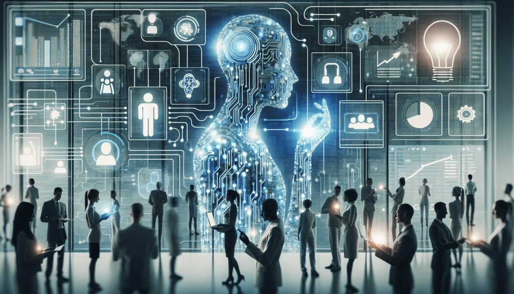 Top Free AI Writing Tools: Trends and Collaboration Insights 1 Image showing a laptop with a digital chart and a coffee cup, highlighting the best free AI writing tool for small business collaboration.