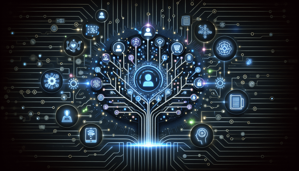 Image of a laptop displaying Chat GPT interface, social media icons, and AI graphics, illustrating transformative trends for small business owners.