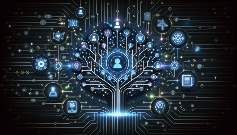 Image of a laptop displaying Chat GPT interface, social media icons, and AI graphics, illustrating transformative trends for small business owners.