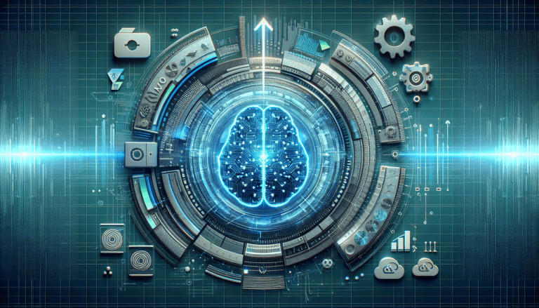 Image showing a laptop with "video AI generator" interface combating deepfakes, highlighting market trends, tools, and challenges for businesses.