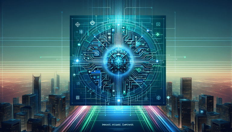 Image of a digital concept showcasing DeepSeek's AI brand generator tool, highlighting innovation for small business branding.