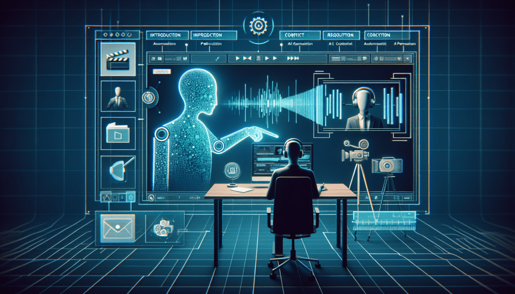 AI Create Video: Streamline Solo Editing with Eddie AI 1 Image of a laptop displaying Eddie AI in action, demonstrating AI create video capabilities for solo editors and small business owners.