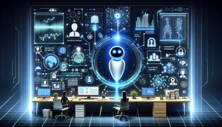 Image of a businesswoman analyzing digital marketing graphs on a laptop, highlighting AI SEO keyword strategies for enhanced business efficiency.