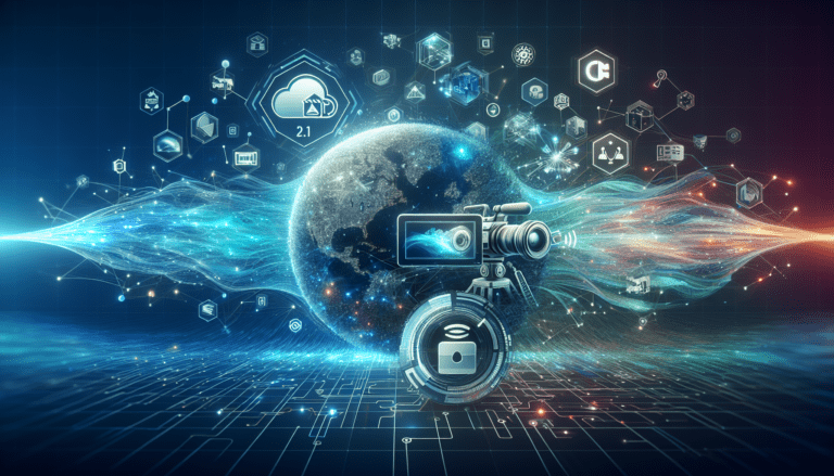 Image showing a small business owner using a laptop to explore Alibaba's open-source video AI free tools, enhancing content creation efficiency.