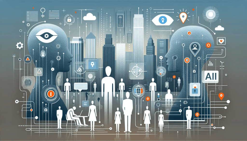 AI Marketing Insights: Transforming Market Data and Emotional Connection 1 Image of a business owner analyzing data on a laptop, surrounded by charts and smiling customers, illustrating ai marketing insights.