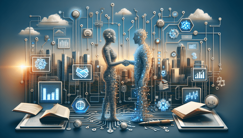 AI Brand Marketing Strategy: Balancing Automation and Authenticity 1 A young entrepreneur examines AI-driven marketing analytics on a tablet, emphasizing AI brand marketing strategies.