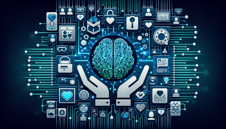Image depicting AI-driven analytics dashboard with graphs and customer data insights, symbolizing AI brand loyalty transformation.