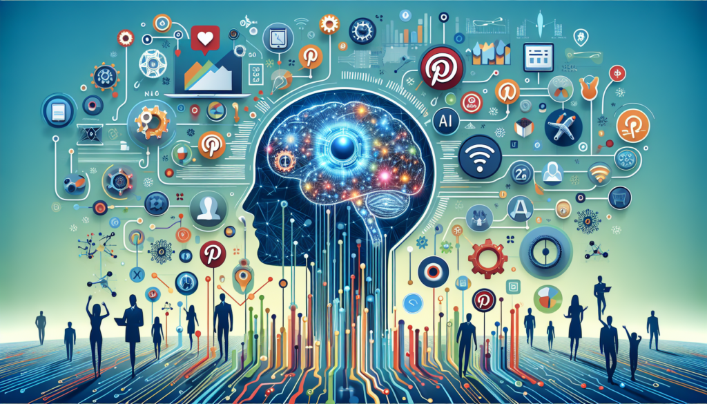 How AI To Create Ads Transforms Pinterest's Strategy 1 Image showing a laptop displaying Pinterest ads, illustrating how AI to create ads enhances marketing strategies for small businesses.