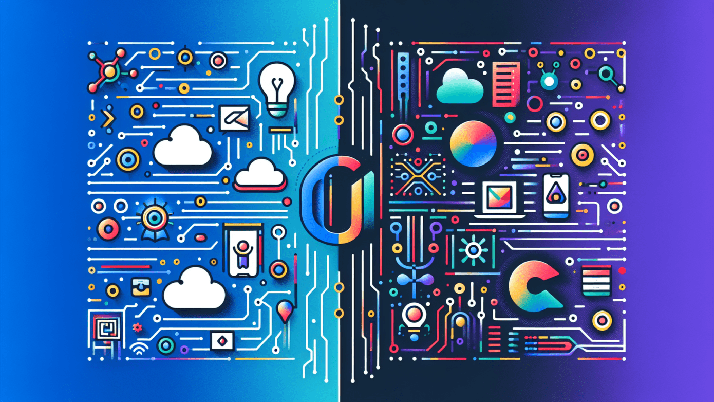 Illustration of Google AI ad creatives compared with third-party AI tools, highlighting ad performance metrics for small business owners.