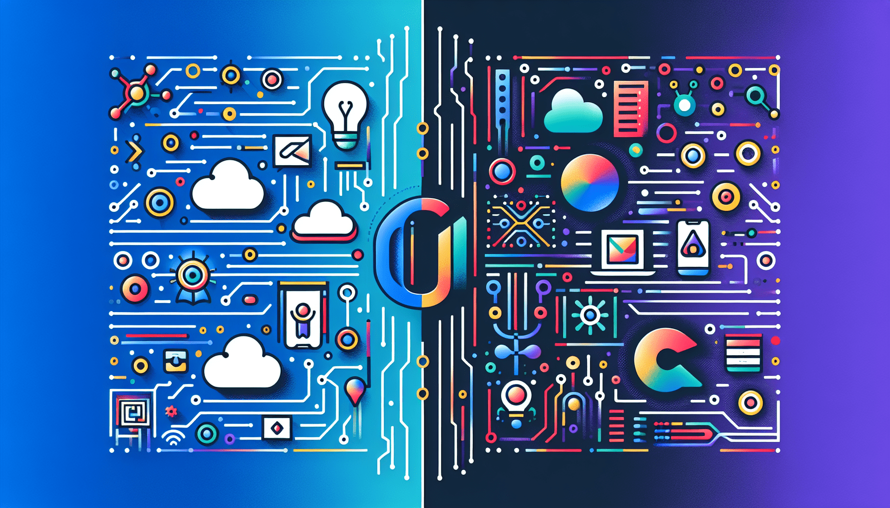 Illustration of Google AI ad creatives compared with third-party AI tools, highlighting ad performance metrics for small business owners.