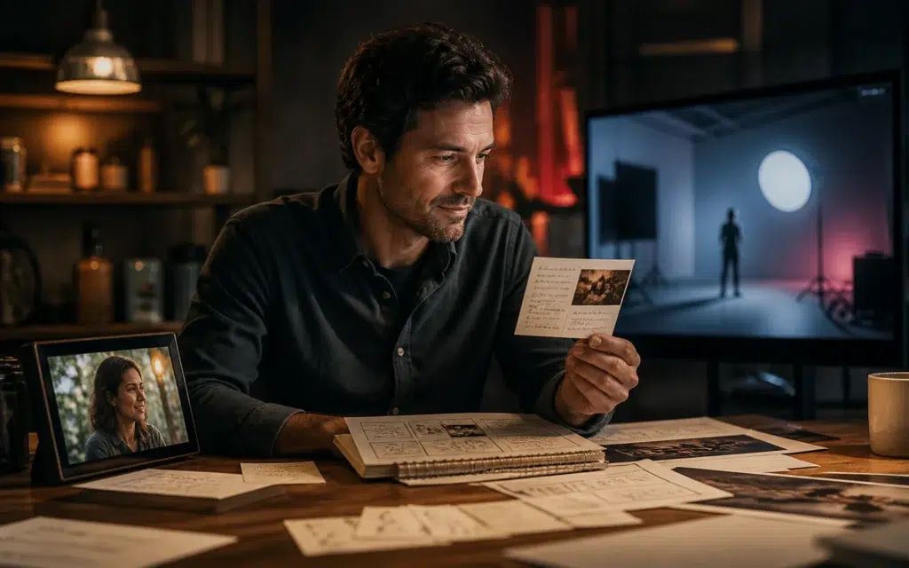 Narrative storytelling where authentic proof and human emotion lead the visual