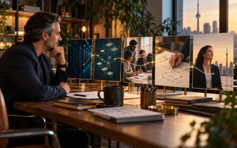 B2B buyer trust framework connecting humanized storytelling, proof and business decisions
