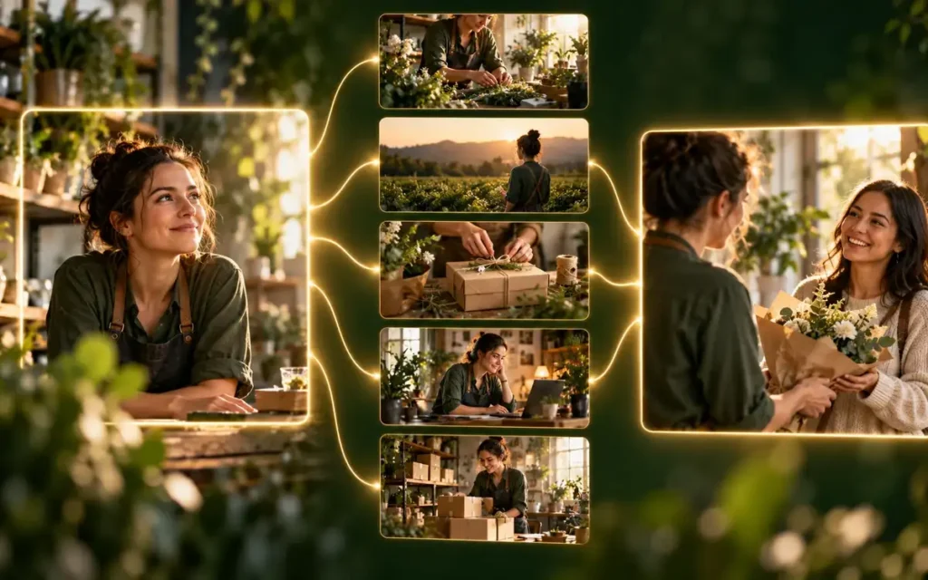 AI Video Content: One Story, Five Assets, One Path 1 One core brand story repurposed into five connected AI video content assets