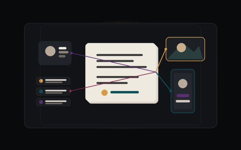 One verified business story becoming horizontal and vertical AI marketing video assets under human creative direction.